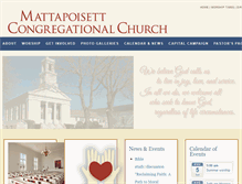 Tablet Screenshot of mattapoisettcongregationalchurch.org